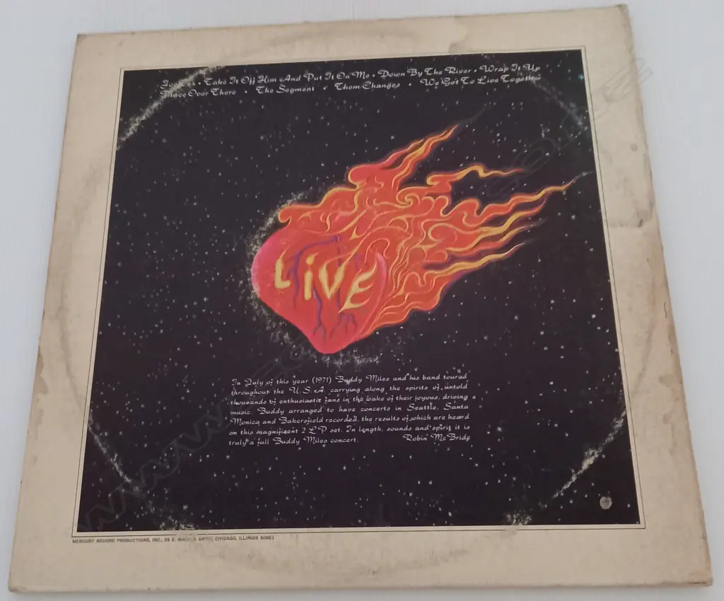 Buddy Miles, Buddy Miles Live, (Double Album) Image 1++